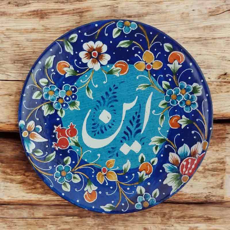بشقاب میناکاری دیوارکوب|سری 3 تایی|کد ST502 — تصویر ۳
