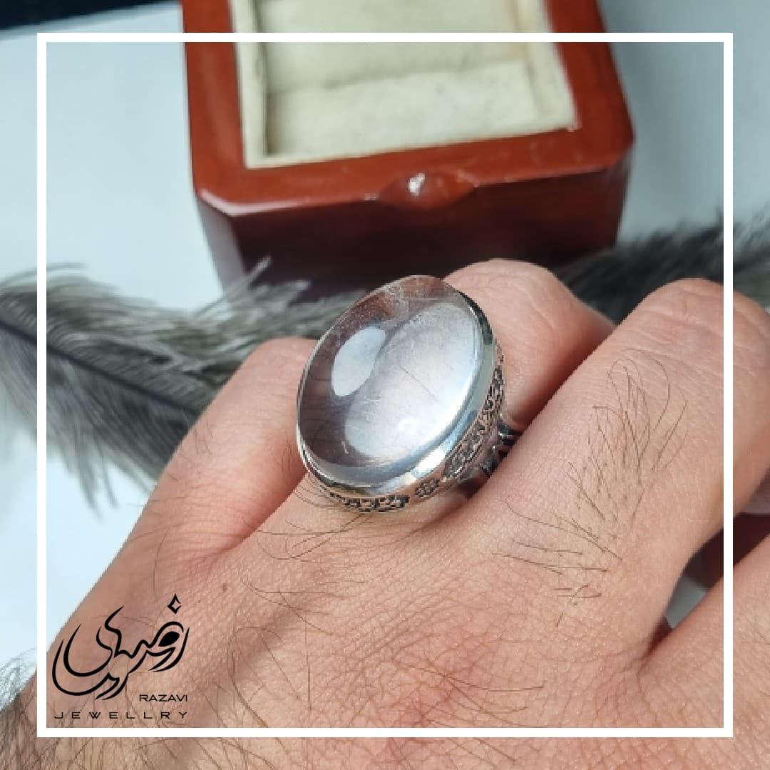 انگشتر نقره مردانه در نجف اصلی — تصویر ۳