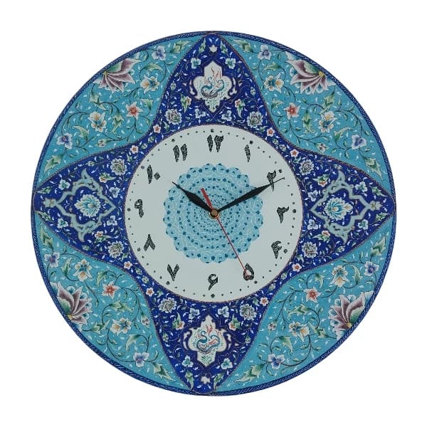 ساعت میناکاری دیوارکوب کد S1008 — تصویر ۲