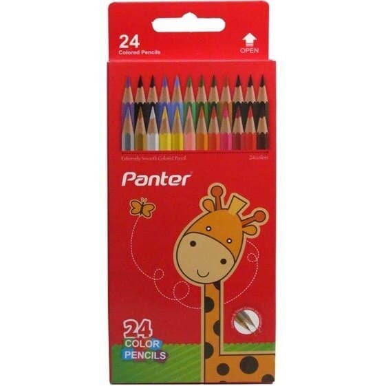 مداد رنگی پنتر ۲۴ رنگ مدل pcp 103-24