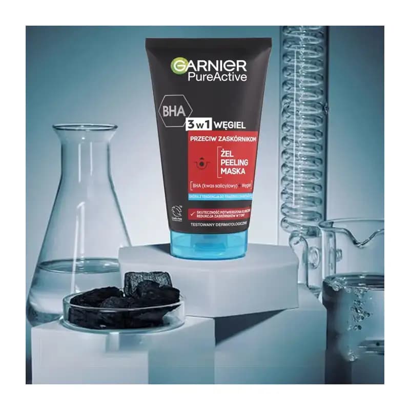 پاک کننده 3 منظوره زغال فعال پیور اکتیو گارنیه 150 میلی لیتر — تصویر ۴