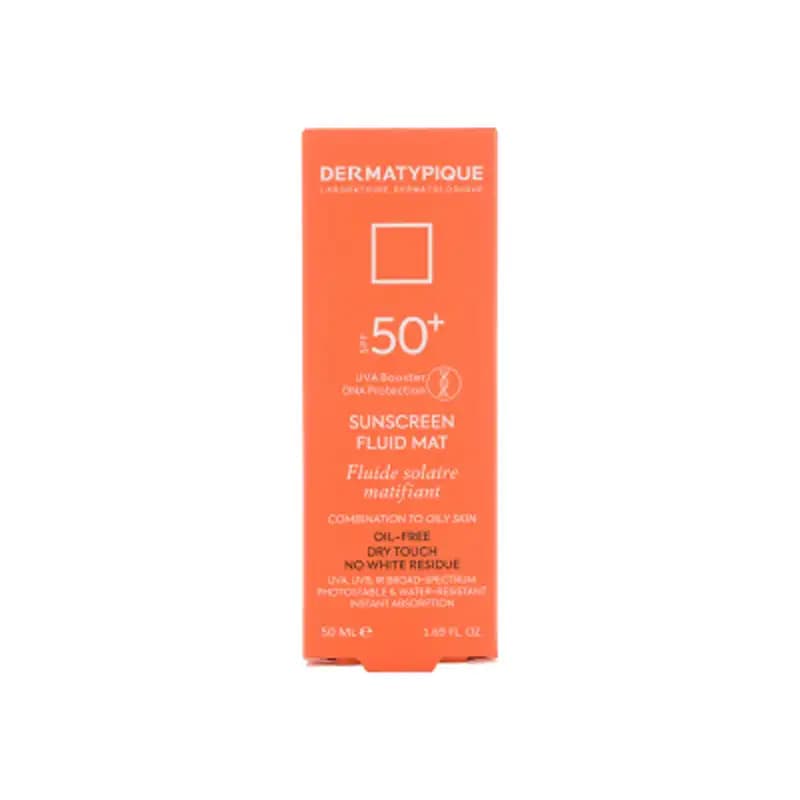ضد آفتاب فلوئیدی بی رنگ پوست چرب spf50 درماتیپیک — تصویر ۴