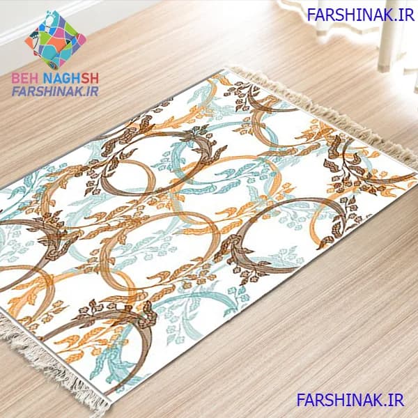 فرشینه پادری کد P128 سری جدید - فرشینه به نقش