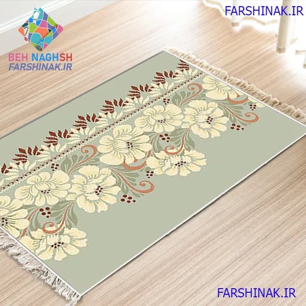 فرشینه پادری کد P126 سری جدید - فرشینه به نقش
