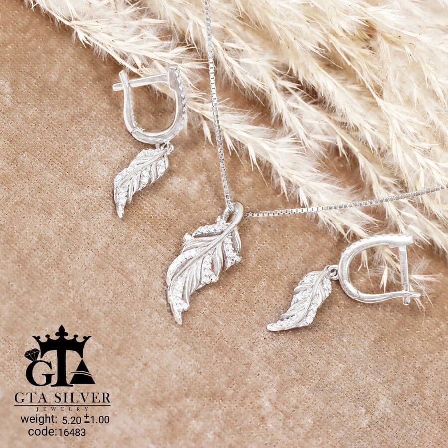 نیم ست نقره میکرو کد 16483 — تصویر ۷