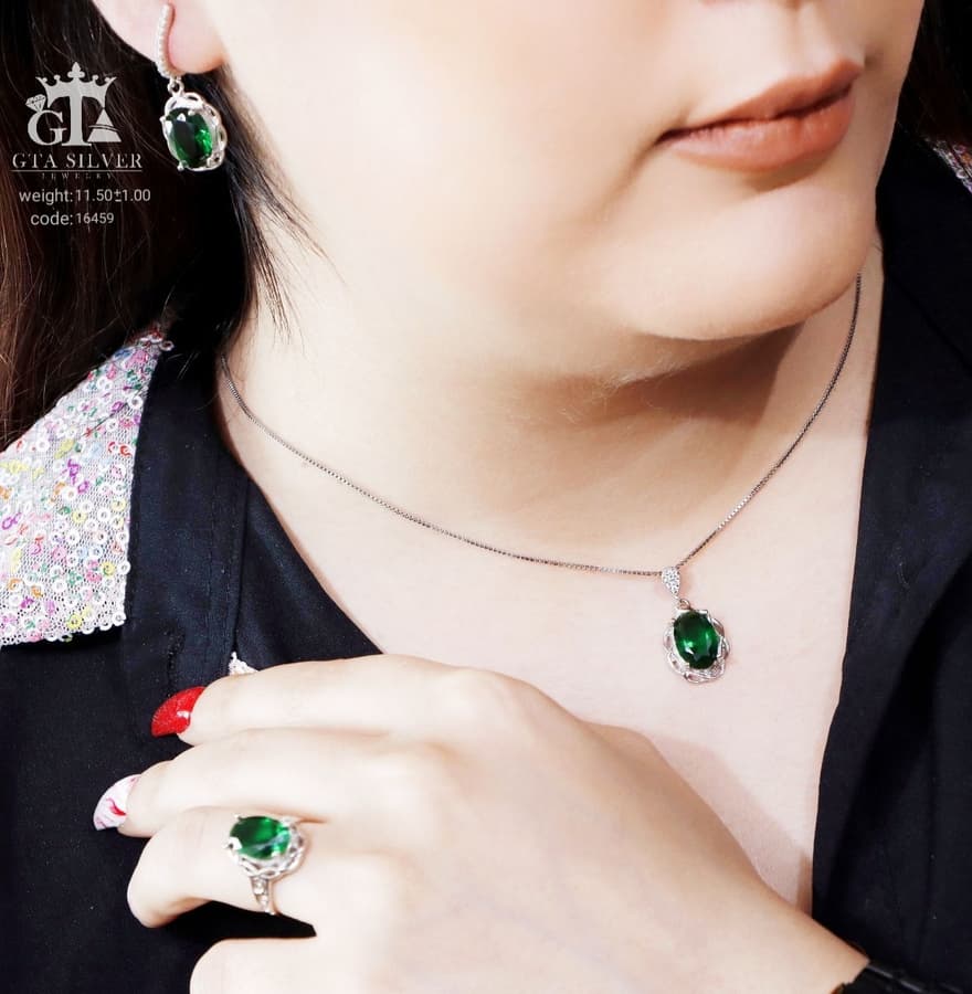 نیم ست نقره میکرو کد 16459 — تصویر ۲