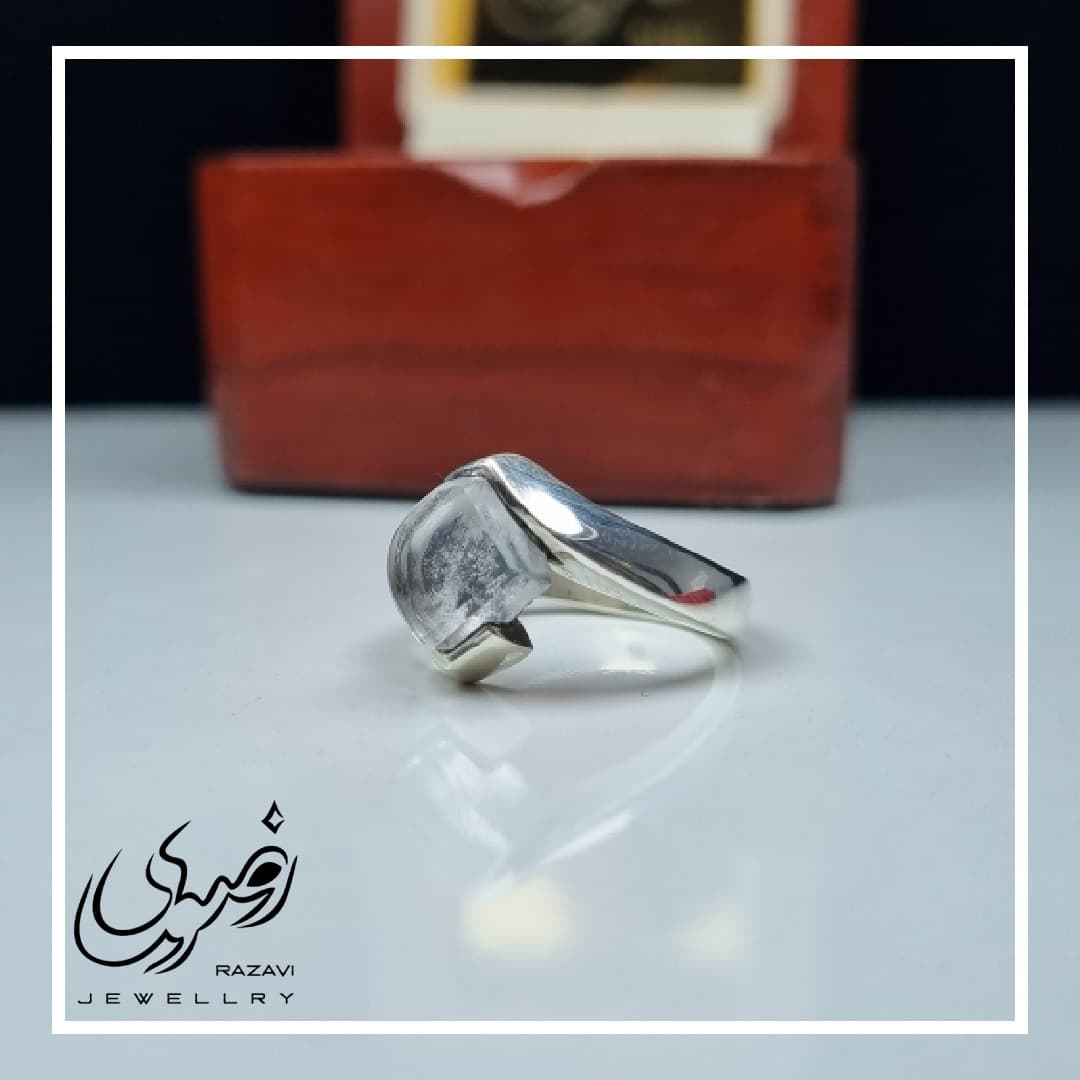 انگشتر دست ساز زنانه در نجف طرح نقطه پیچک