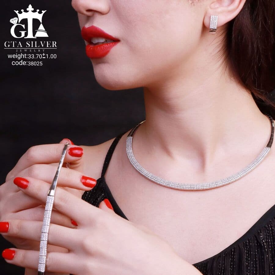 سرویس نقره سوپر میکرو طرح تنیسی کد 38025 — تصویر ۶