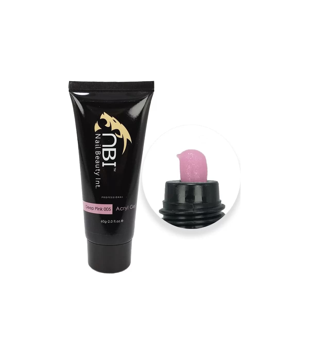 پلی ژل ان بی آی (NBI) حجم ۶۰ میلی لیتر رنگ (DEEP PINK)