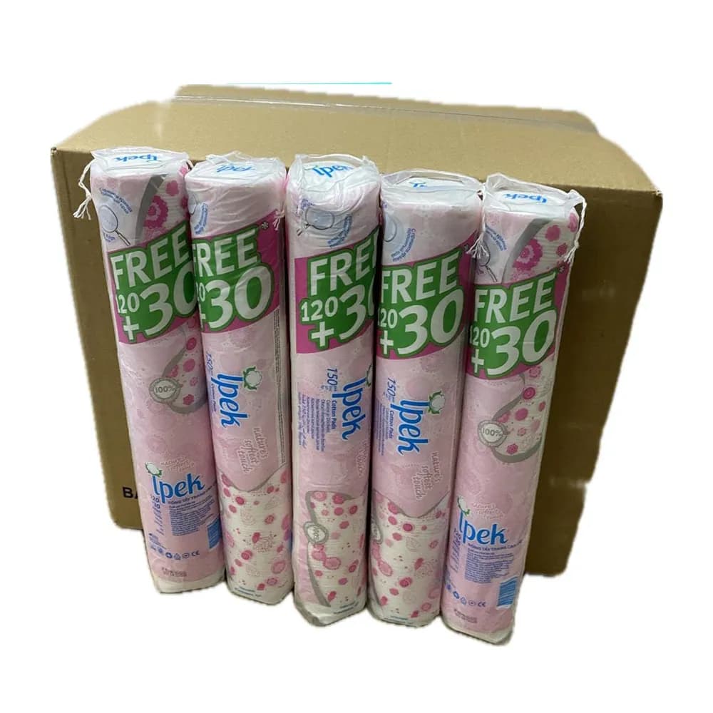 پد پاک کننده دیسکی ایپک Ipek Make Up Cleaner Pad 150 pcs اورجینال — تصویر ۸