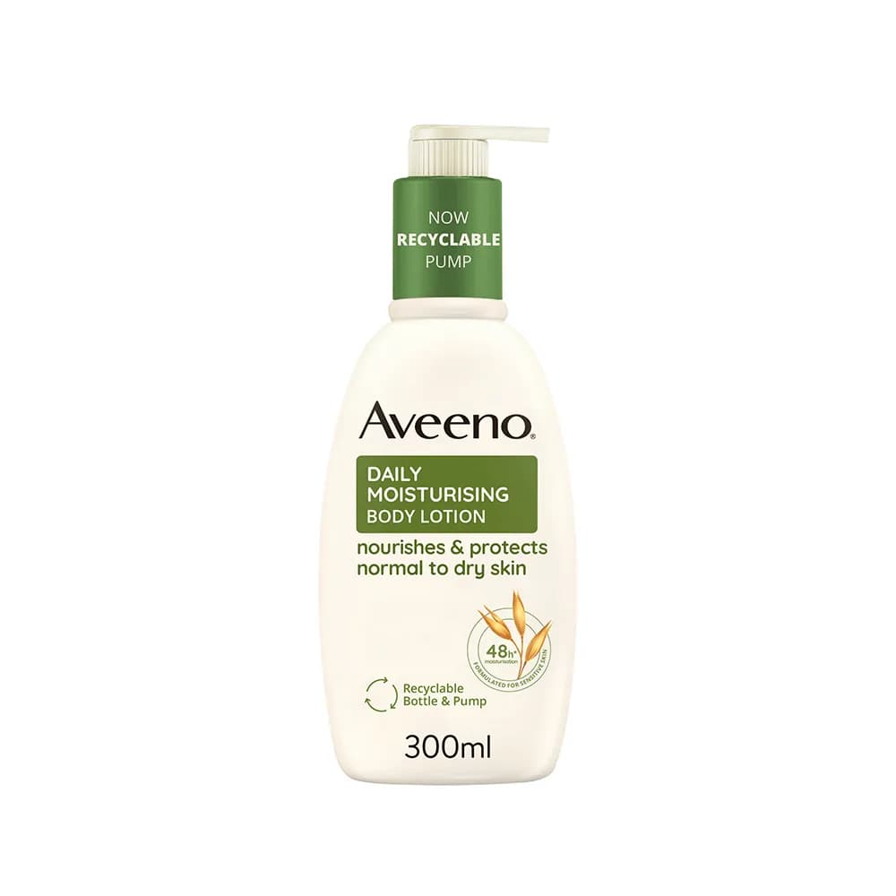 لوسيون مرطوب کننده اوينو Aveeno مناسب پوست نرمال تا خشک حجم 300 ميل اورجینال — تصویر ۲