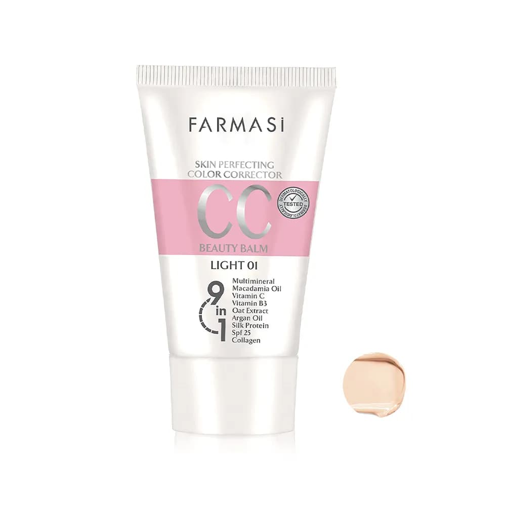 سی سی کرم فارماسی Farmasi CC Cream حجم 50 میل مناسب انواع پوست اورجینال