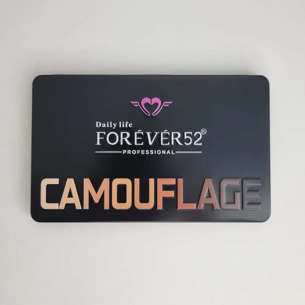 پالت کانتور چرب 28 رنگ کاموفلاژ کرمی فوراور52 Forever52 Camouflage Concealer Palette zhp001 اورجینال — تصویر ۵