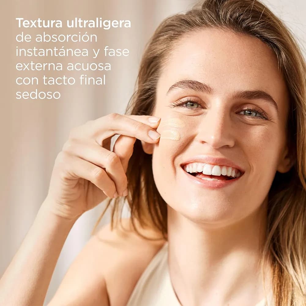 ضد آفتاب فیوژن واتر مجیک رنگی ایزدین اصل Isdin Fotoprotector Fusion Water MAGIC Light SPF 50 اورجینال — تصویر ۸
