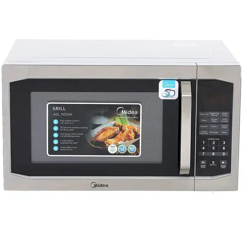 مایکروویو 42 لیتری میدیا گریلدار مدل EG142A