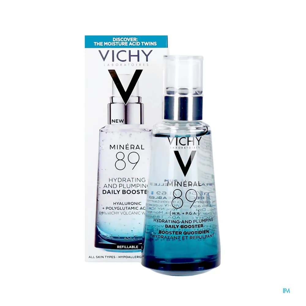 سرم آبرسان وتقویت کننده ویشی VICHY مدل Mineral 89 حاوی Polyglutamic Acid فرانسه جدید اورجینال — تصویر ۷