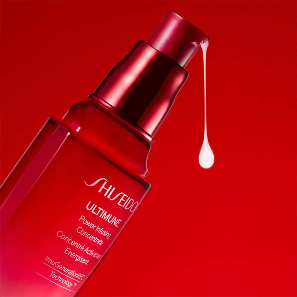 سرم کنستانتره شیسیدو Ultimune Power Infusing Serum | لیفت و ضد چروک طرح جدید اورجینال — تصویر ۴