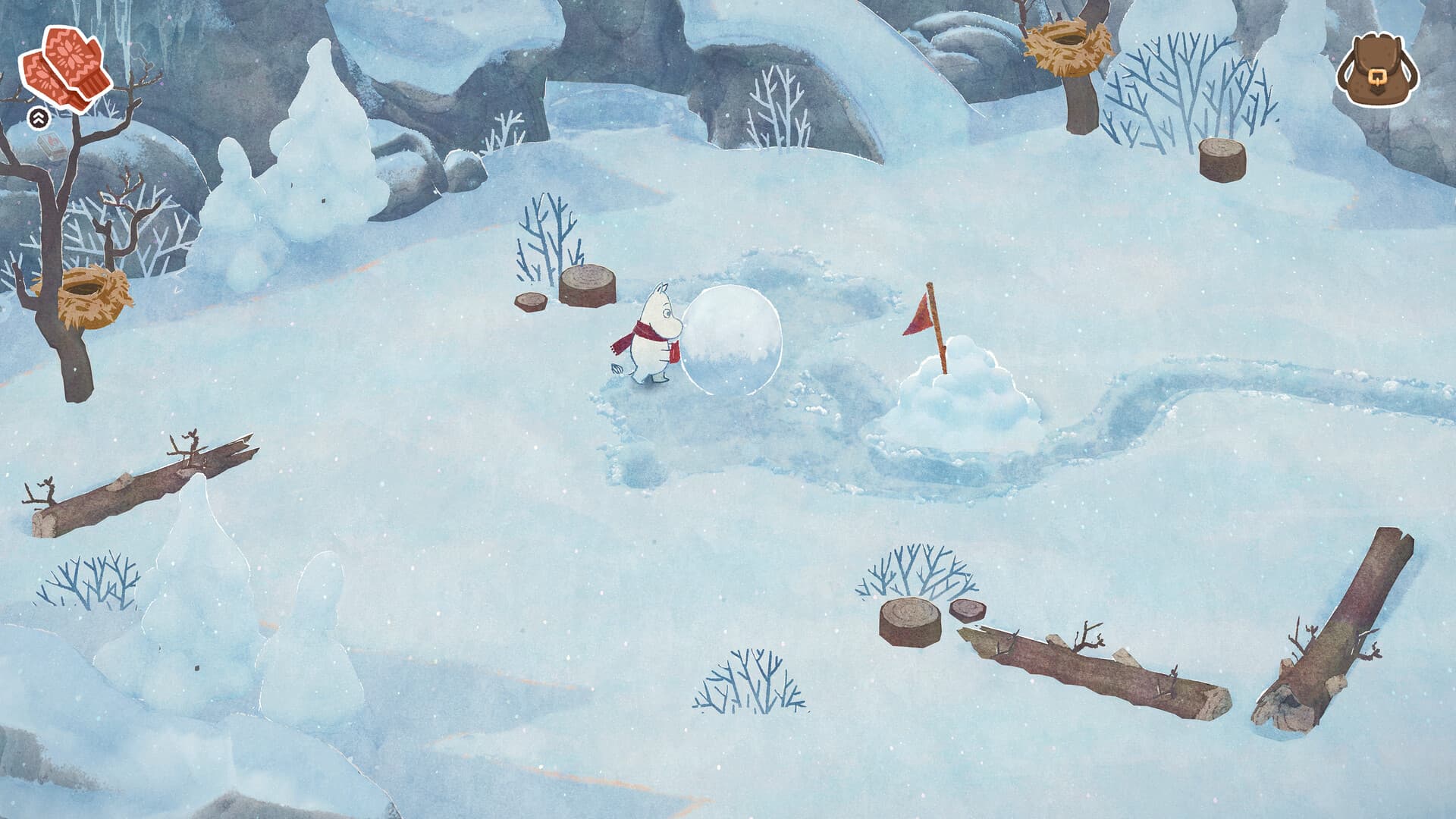 بازی کامپیوتر Moomintroll: Winter’s Warmth سفری دل‌نشین — تصویر ۶