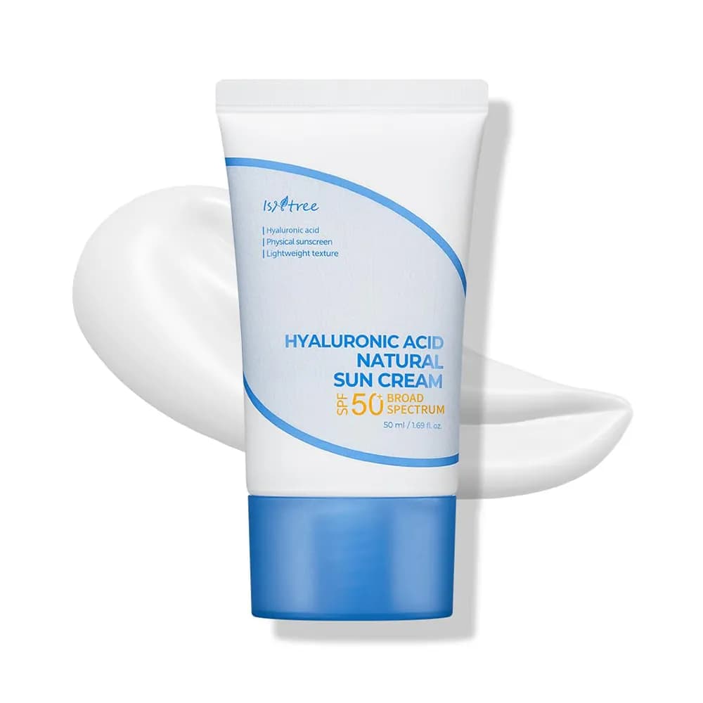 کرم ضد آفتاب و آبرسان فیزیکی مینرال هیالورونیک اسید ایزنتری 50ml اورجینال — تصویر ۲