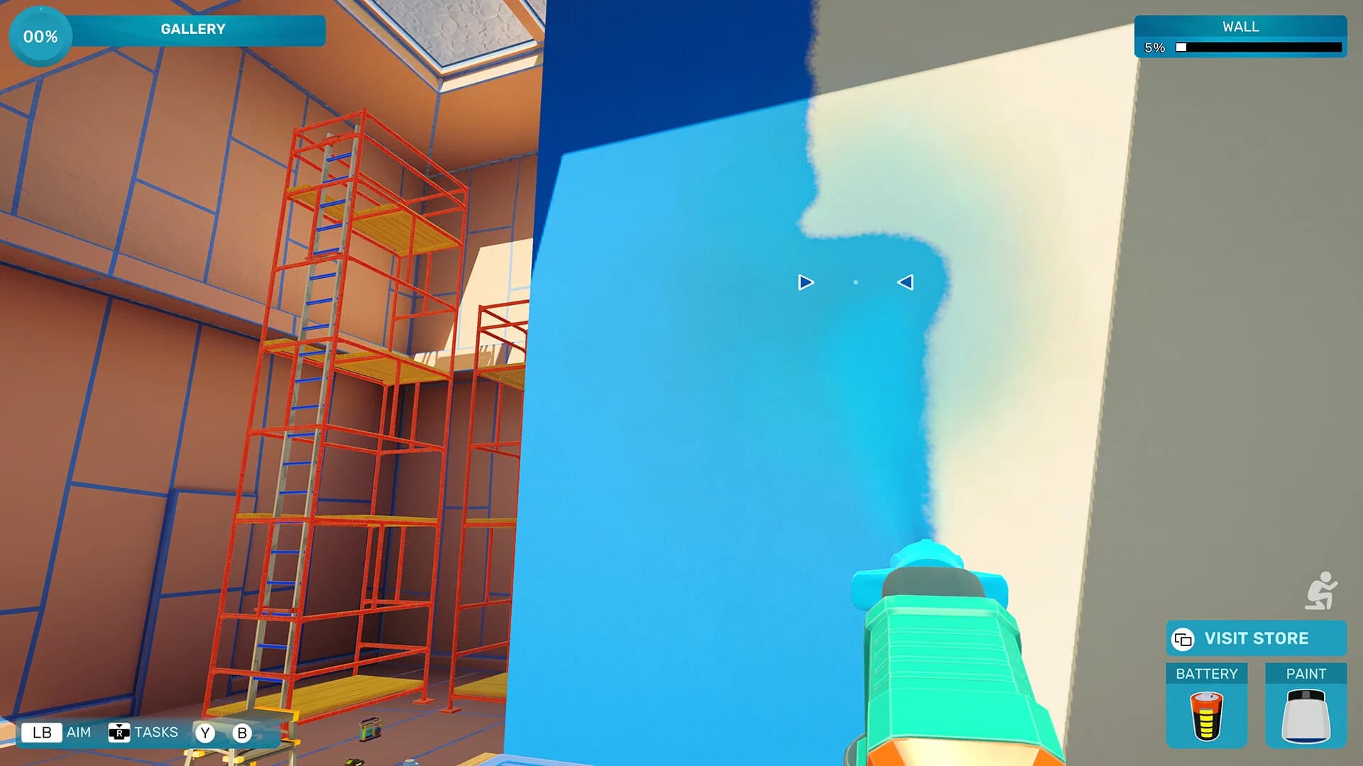 بازی کامپیوتر Spray Paint Simulator شبیه ساز اسپری رنگ — تصویر ۶