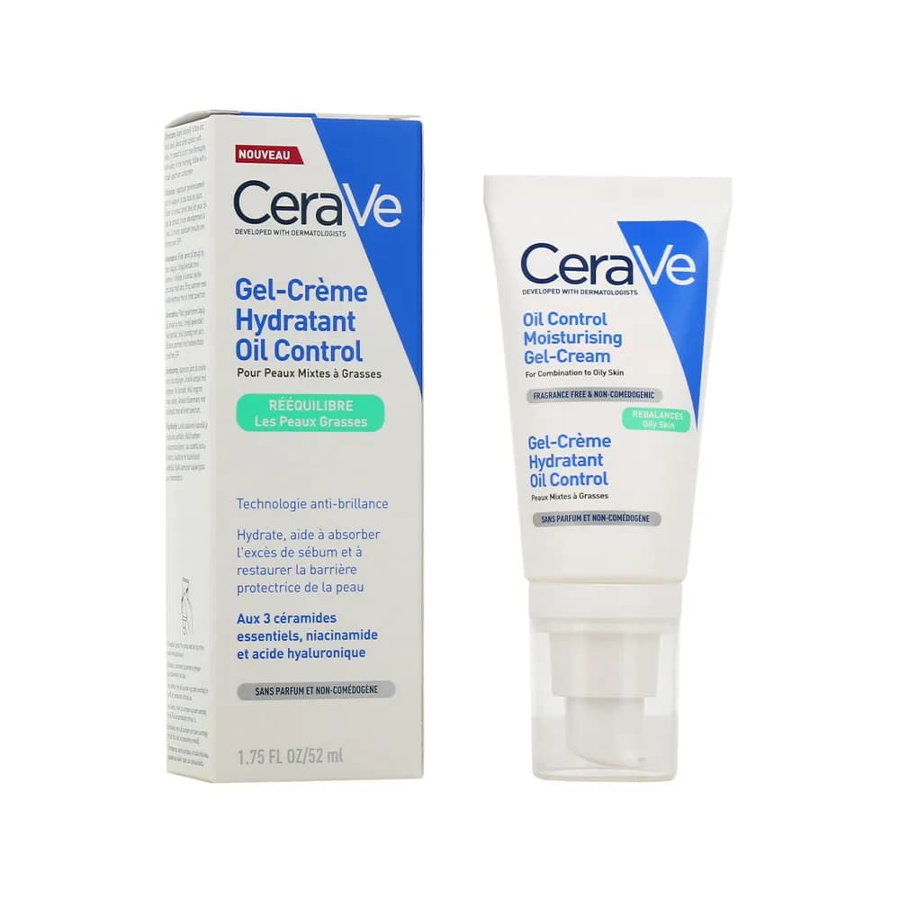 ژل کرم آبرسان پوست مختلط و چرب Oil Control سراوی CeraVe اورجینال — تصویر ۳
