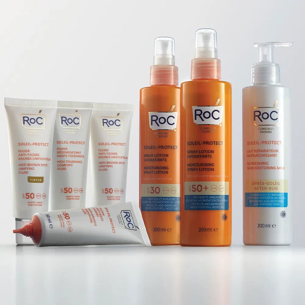 ضد آفتاب ضدلک Tinted Anti Dark Spot فلوئیدی رنگی راک ROC SPF 50 حجم 50 میل فرانسه اورجینال — تصویر ۸