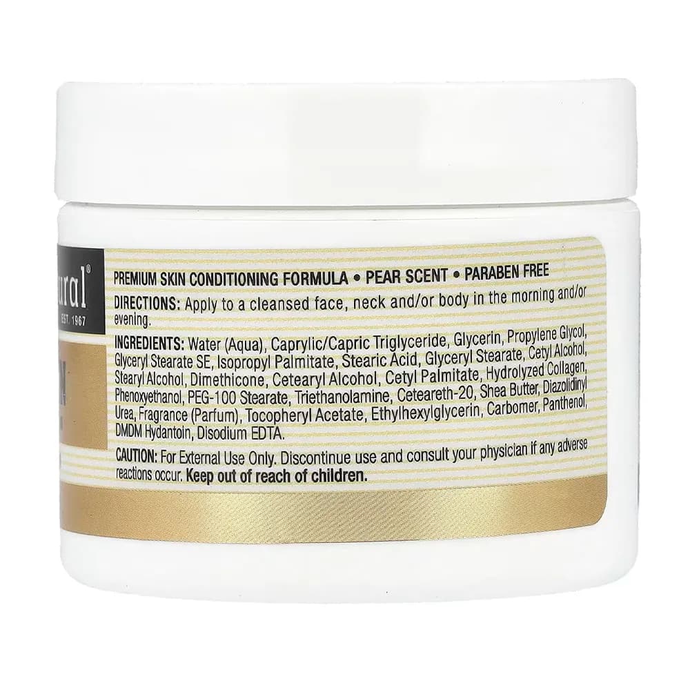 کرم آبرسان مرطوب کننده کلاژن ساز Collagen پریمیوم میسون نچرال Mason Natural با رایحه گلابی امریکایی اورجینال — تصویر ۶