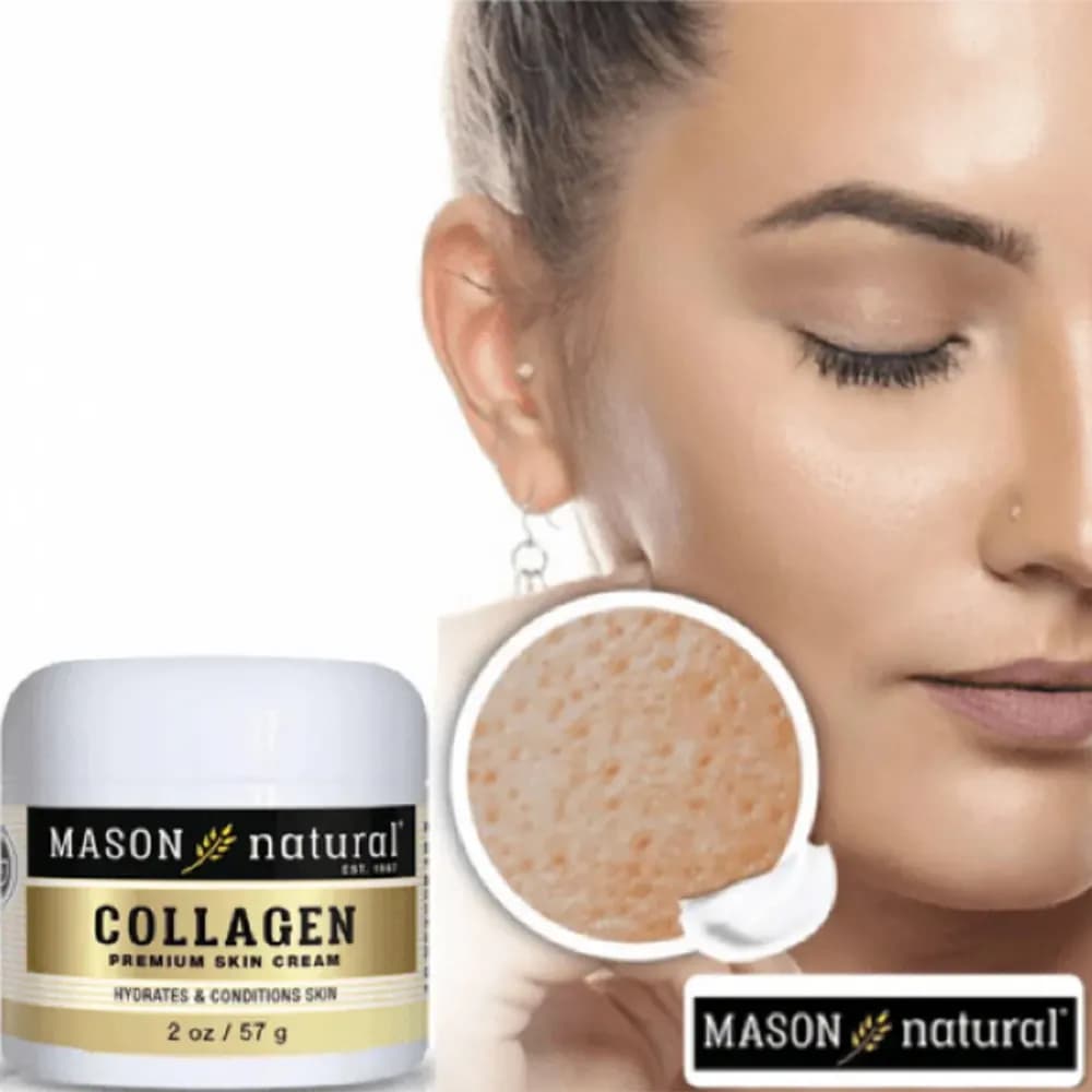 کرم آبرسان مرطوب کننده کلاژن ساز Collagen پریمیوم میسون نچرال Mason Natural با رایحه گلابی امریکایی اورجینال — تصویر ۴