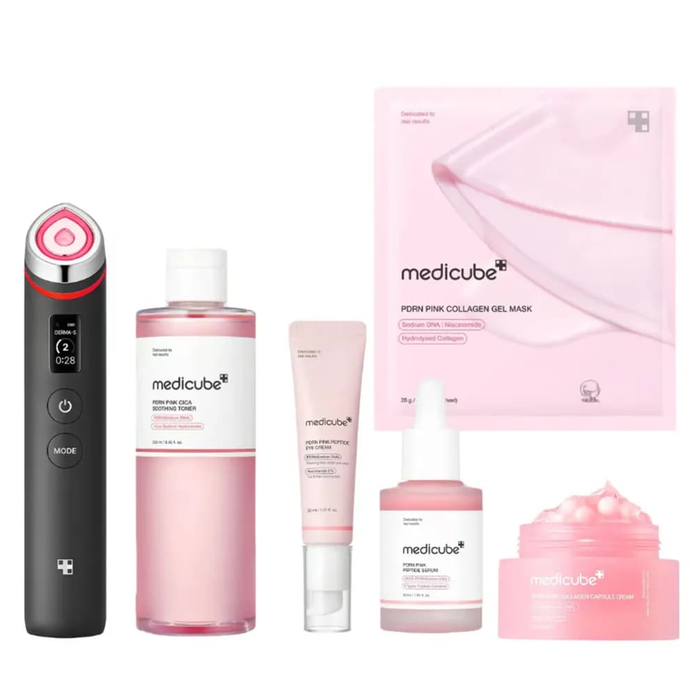 کرم دور چشم پپتاید صورتی PDRN مدی کیوب جوانساز Medicube Pink Peptide Eye Cream اورجینال — تصویر ۲