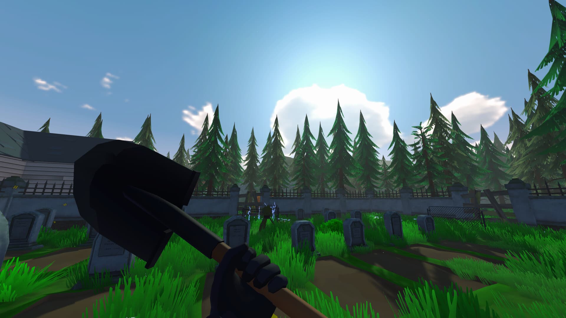 بازی کامپیوتر Zombie Graveyard Simulator شبیه ساز گورکن — تصویر ۴