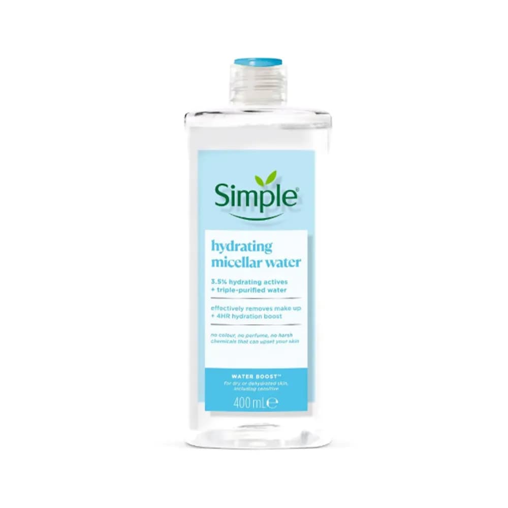 میسلار واتر آبرسان سیمپل Simple مناسب پوست خشک و حساس حجم 400 میل اورجینال