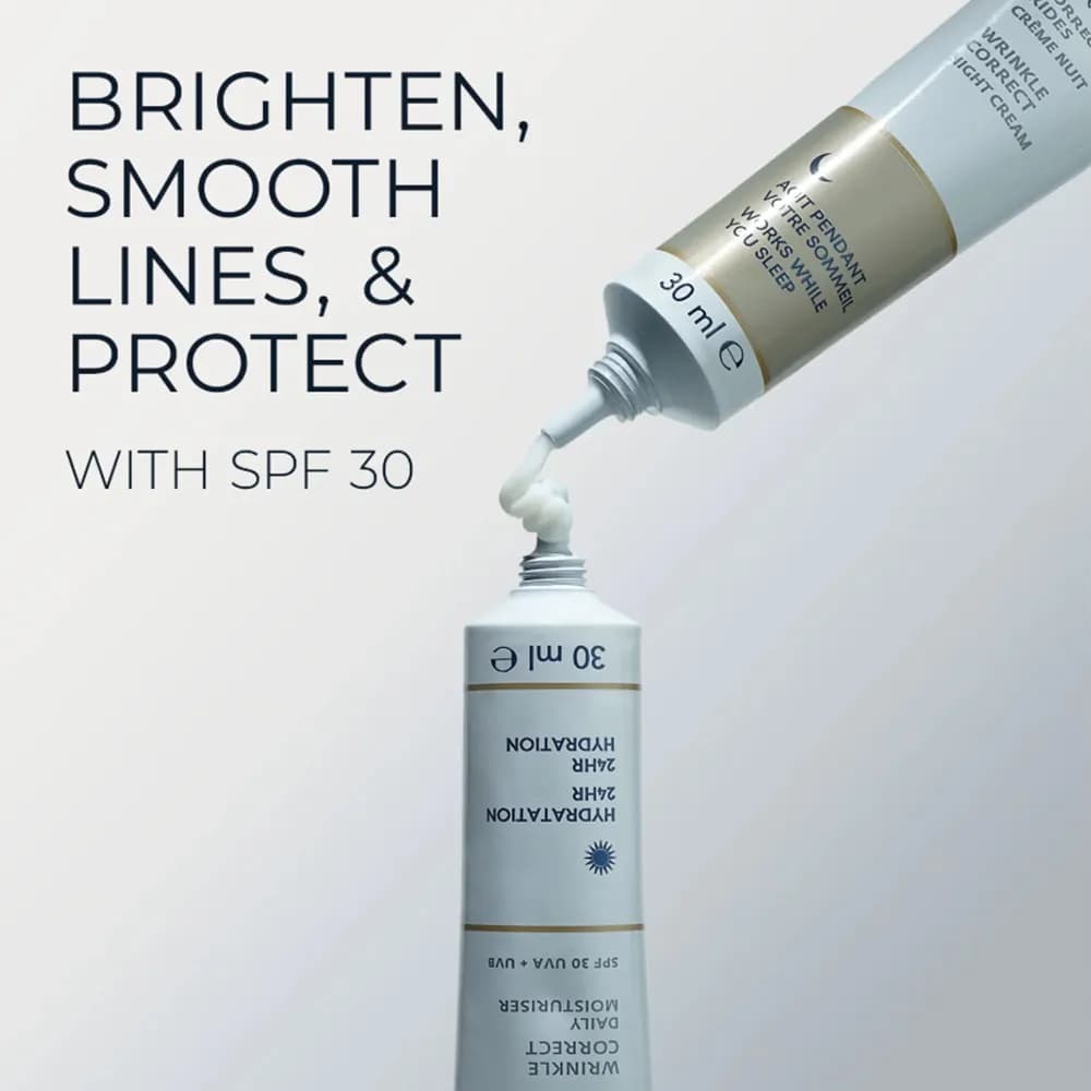 مرطوب کننده روزانه ضد چروک عمیق رتینول راک Roc کورکسیون با SPF 30 حجم 15 و 38 میل اصل آمریکا — تصویر ۶