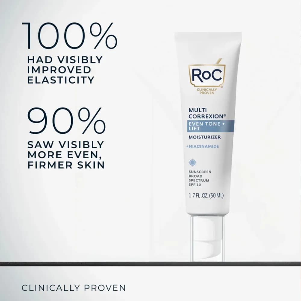 سرم مرطوب کننده و لیفتینگ ضد چروک و لک راک Roc بازسازی کننده پوست حاوی SPF30 ساخت آمریکا اورجینال — تصویر ۱۲