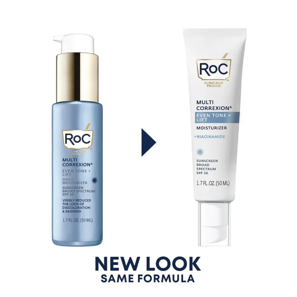 سرم مرطوب کننده و لیفتینگ ضد چروک و لک راک Roc بازسازی کننده پوست حاوی SPF30 ساخت آمریکا اورجینال — تصویر ۱۰