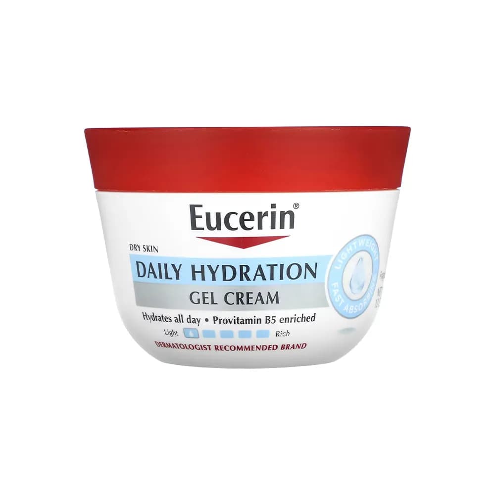 ژل کرم آبرسان مرطوب کننده اوسرین Eucerin مناسب پوست خیلی خشک حجم 340 گرم اصل — تصویر ۲