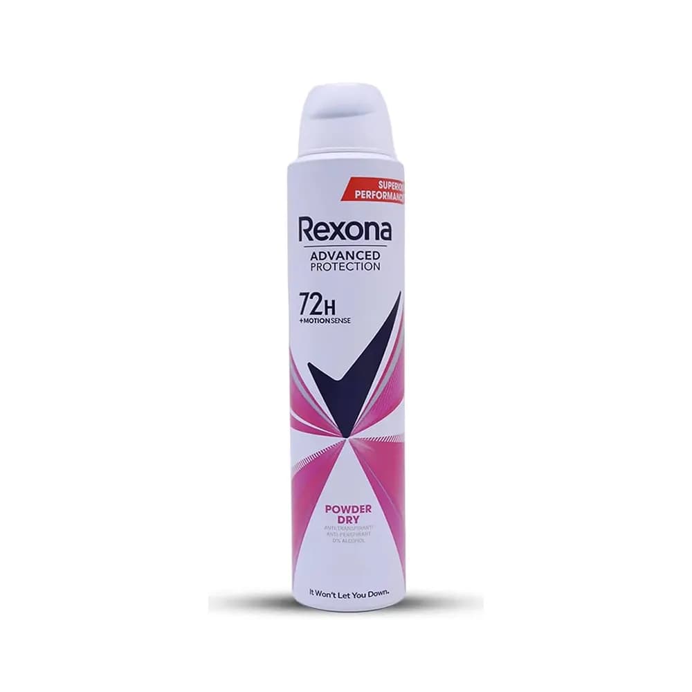 اسپری ضد تعریق زنانه رکسونا Rexona مدل Powder Dry Advanced Protection روسی 200 میل