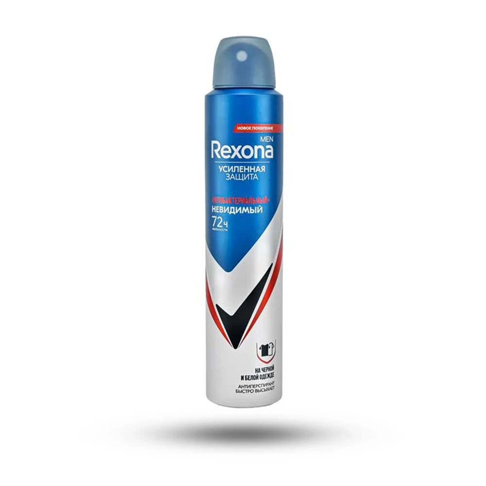 اسپری ضد تعریق مردانه رکسونا سری Advanced Protection مدل Antibacterial+Invisible حجم 200 میل — تصویر ۳
