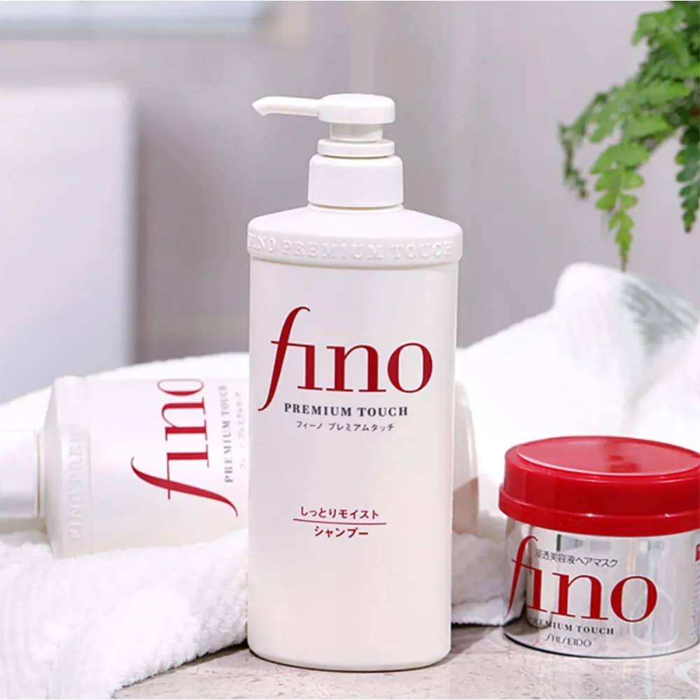 شامپو فینو ترمیم کننده و تغذیه کننده پریمیوم تاچ شیسیدو Shiseido حجم 550 میل اصل — تصویر ۲