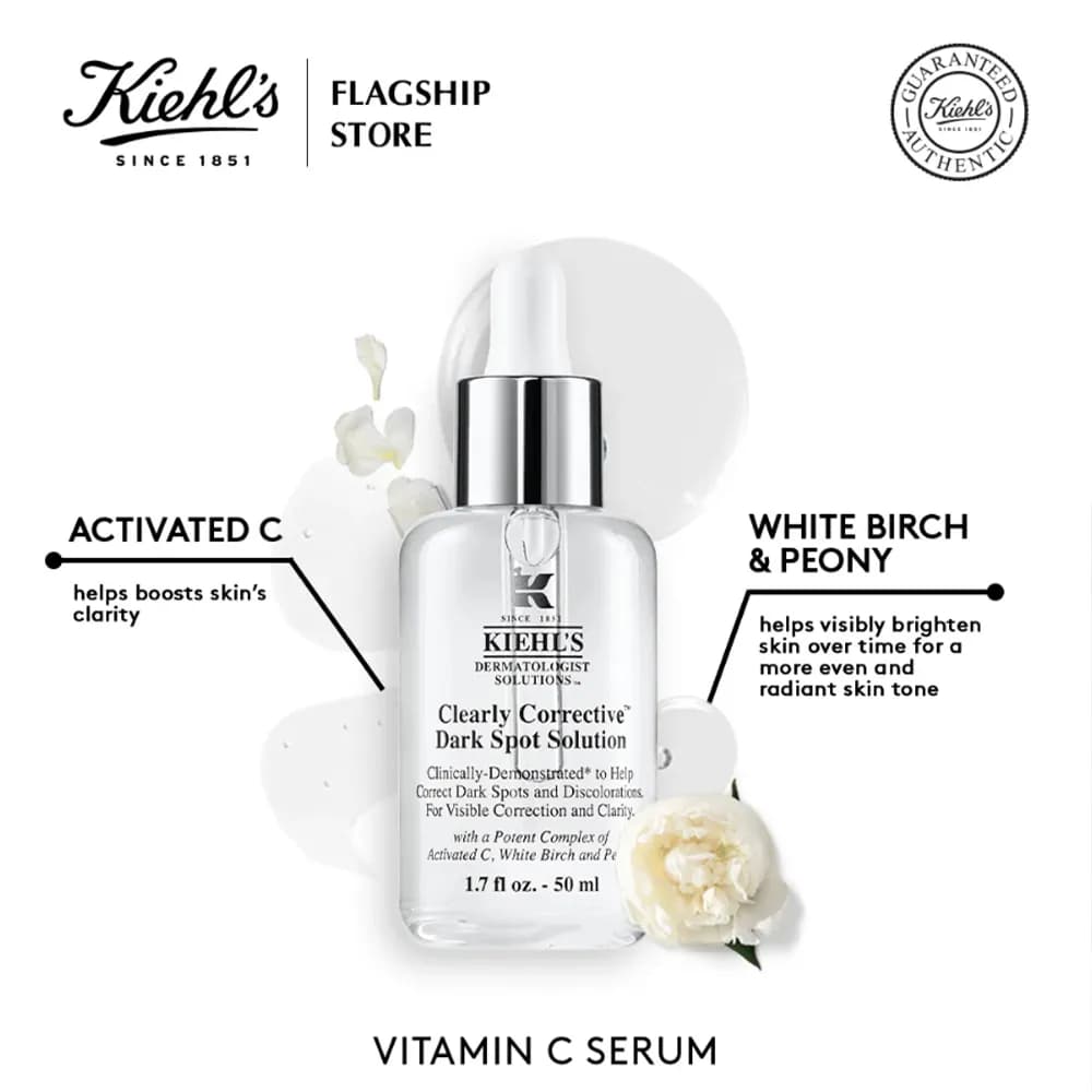 سرم ضد لک، روشن کننده و شفاف کننده قوی کیلز Kiehl’s حجم 30 میل | حذف لک و روشن کننده و جوانساز — تصویر ۵