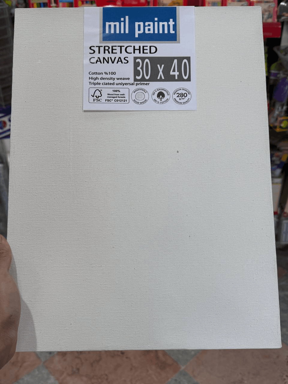 بوم نقاشی سایز 40 ×30نرمال
