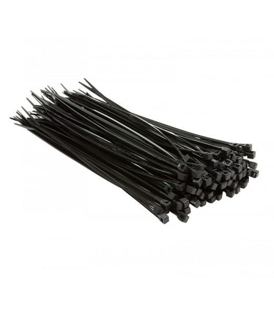 بست کمربندی فروزش سایز 2.5×100 میلیمتر مشکی — تصویر ۲