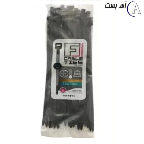 بست کمربندی فروزش سایز 7.6×370 میلیمتر مشکی — تصویر ۳