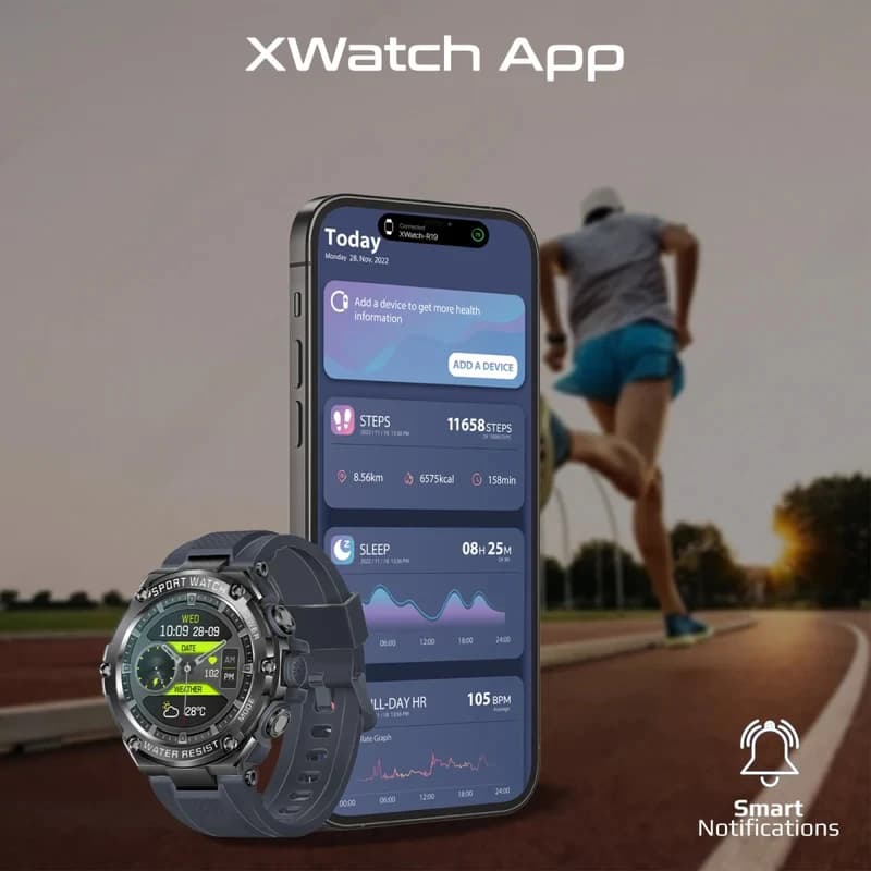 ساعت هوشمند پرومیت مدل XWATCH-R19.GR — تصویر ۸