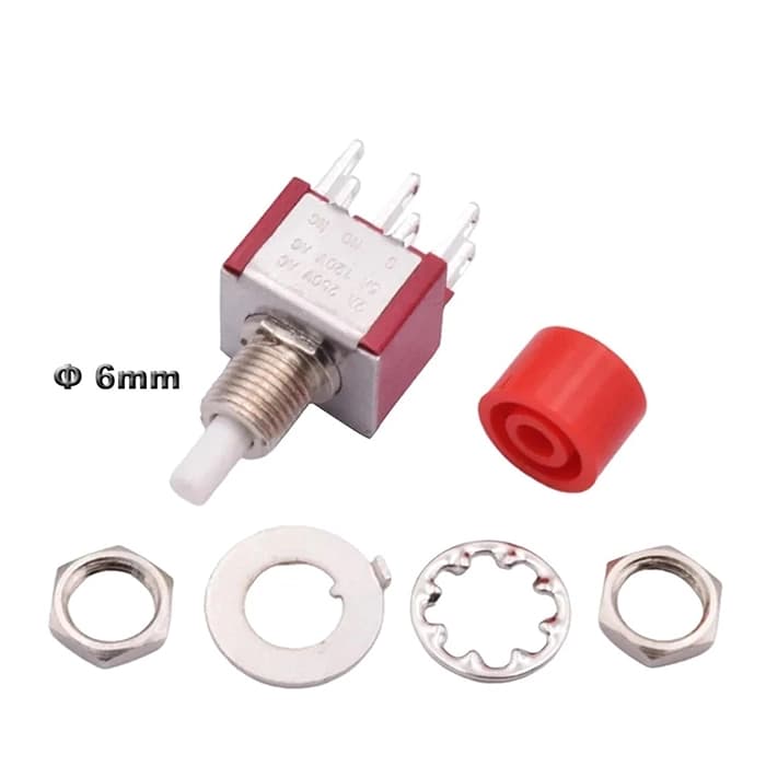کلید شاسی فشاری (لحظه‌ای) 3 پین مدل PS-102 طرح کلید کلنگی — تصویر ۸