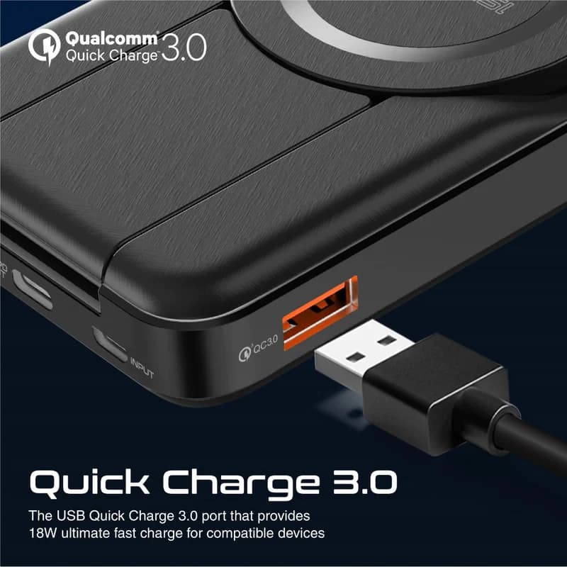 پاوربانک پرومیت مدل POWERPACK-FOLD به ظرفیت 10000 میلی آمپرساعت — تصویر ۸