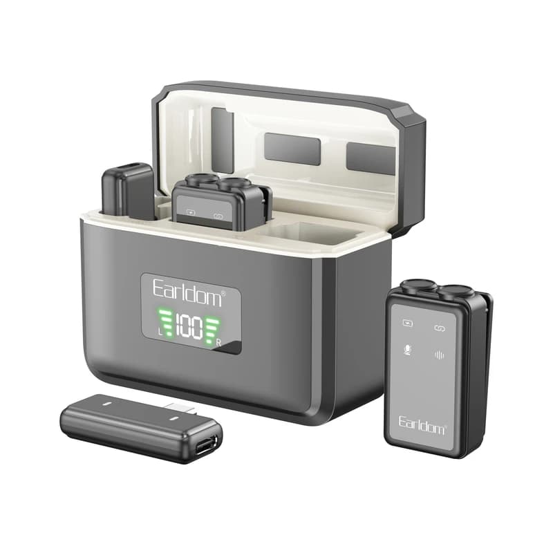 ست میکروفن بی سیم ارلدام مدل 3IN1 MC14
