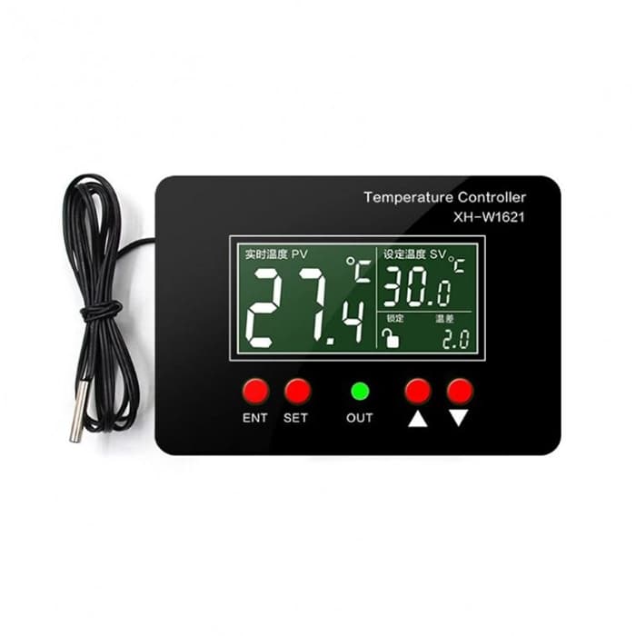 ترموستات دیجیتال 220V AC مدل XH-W1621 — تصویر ۶