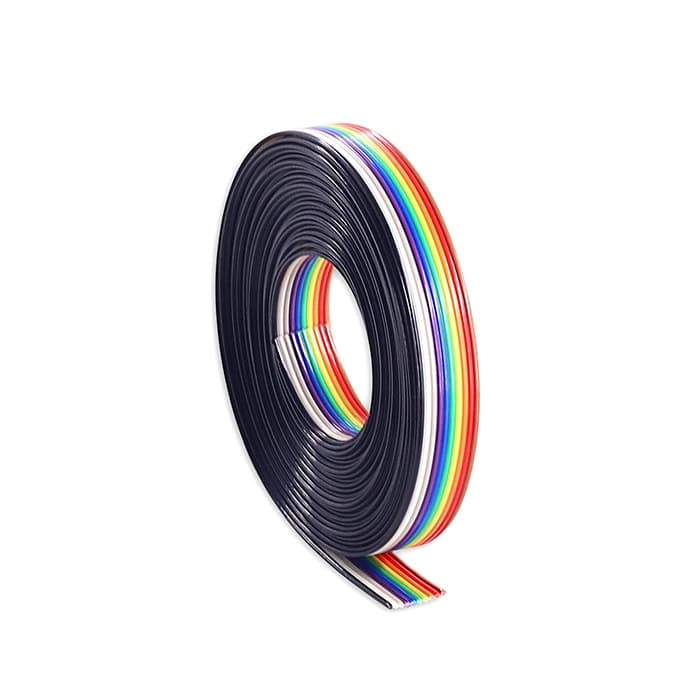 کابل فلت رنگی 10 رشته AWG28