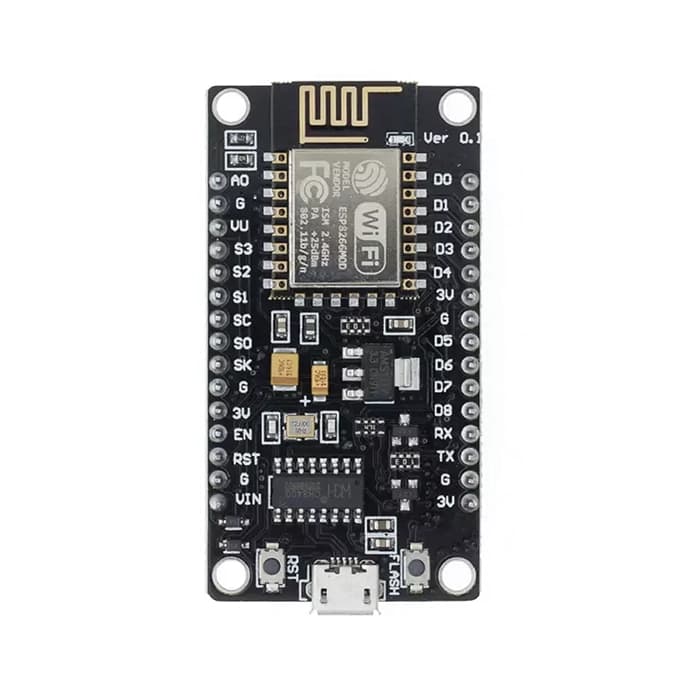 برد توسعه NodeMcu دارای هسته وای فای ESP8266-12E و مبدل CH340