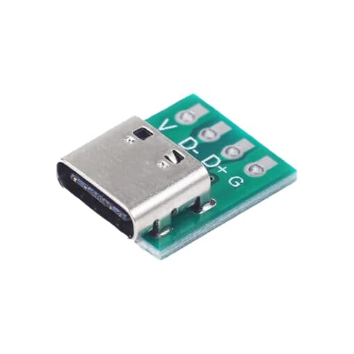 مبدل USB Type C مادگی به DIP مدل 4 پین — تصویر ۳